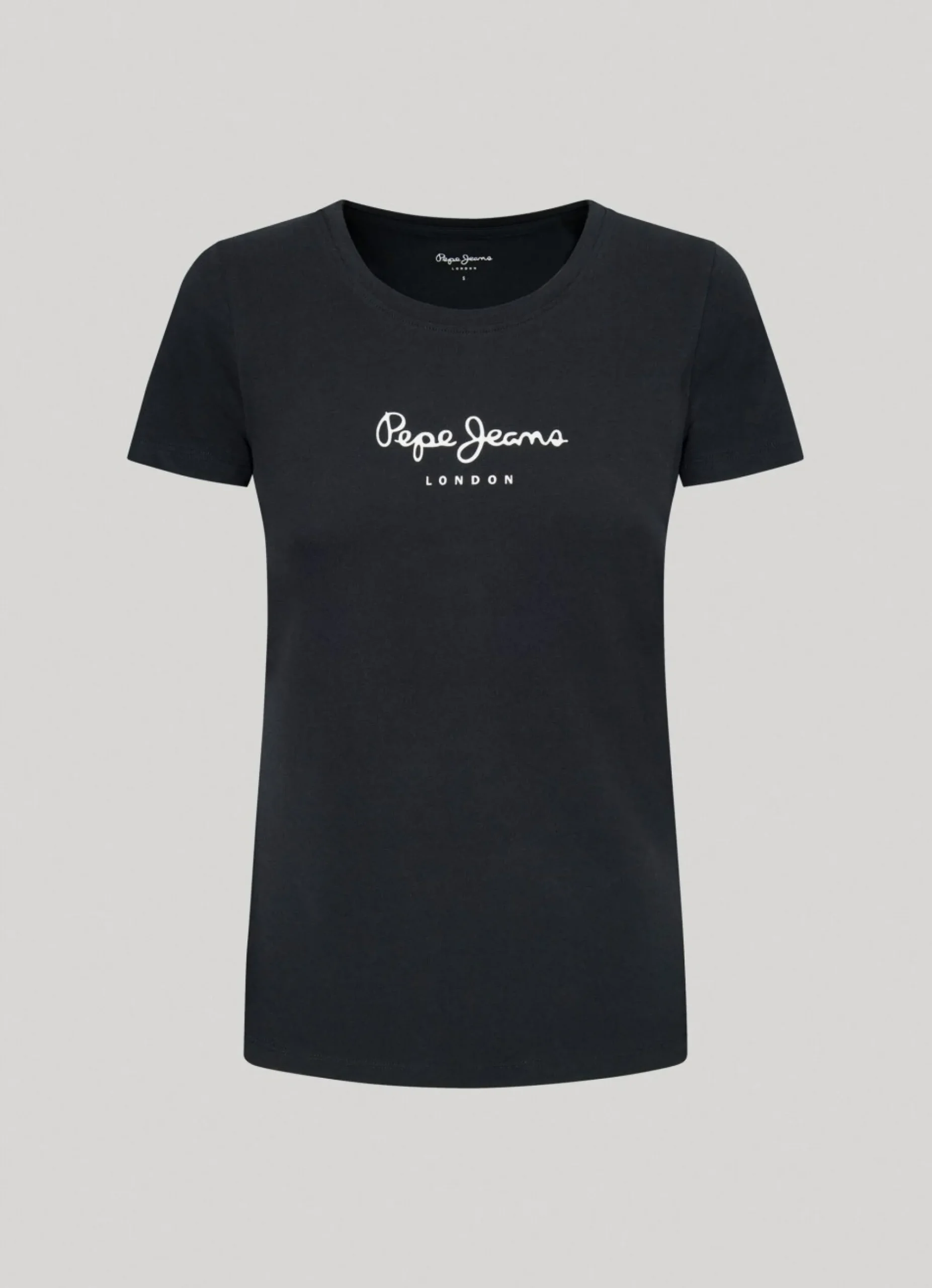 Mulher Pepe Jeans T-Shirts>T-Shirt Lycra Logo Estampado