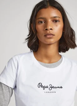Mulher Pepe Jeans T-Shirts><noscript><img width=