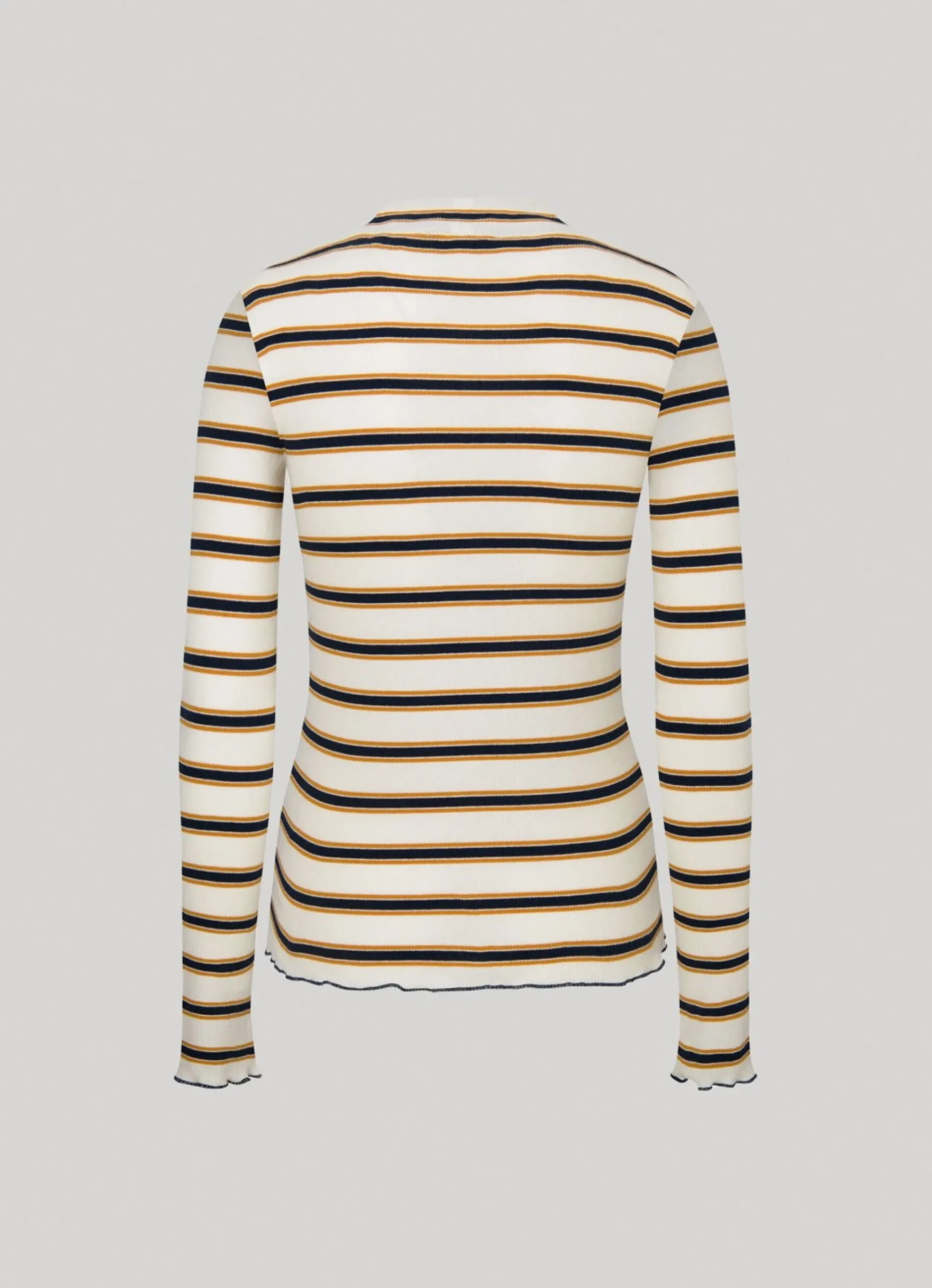 Mulher Pepe Jeans T-Shirts>T-Shirt Manga Comprida As Riscas