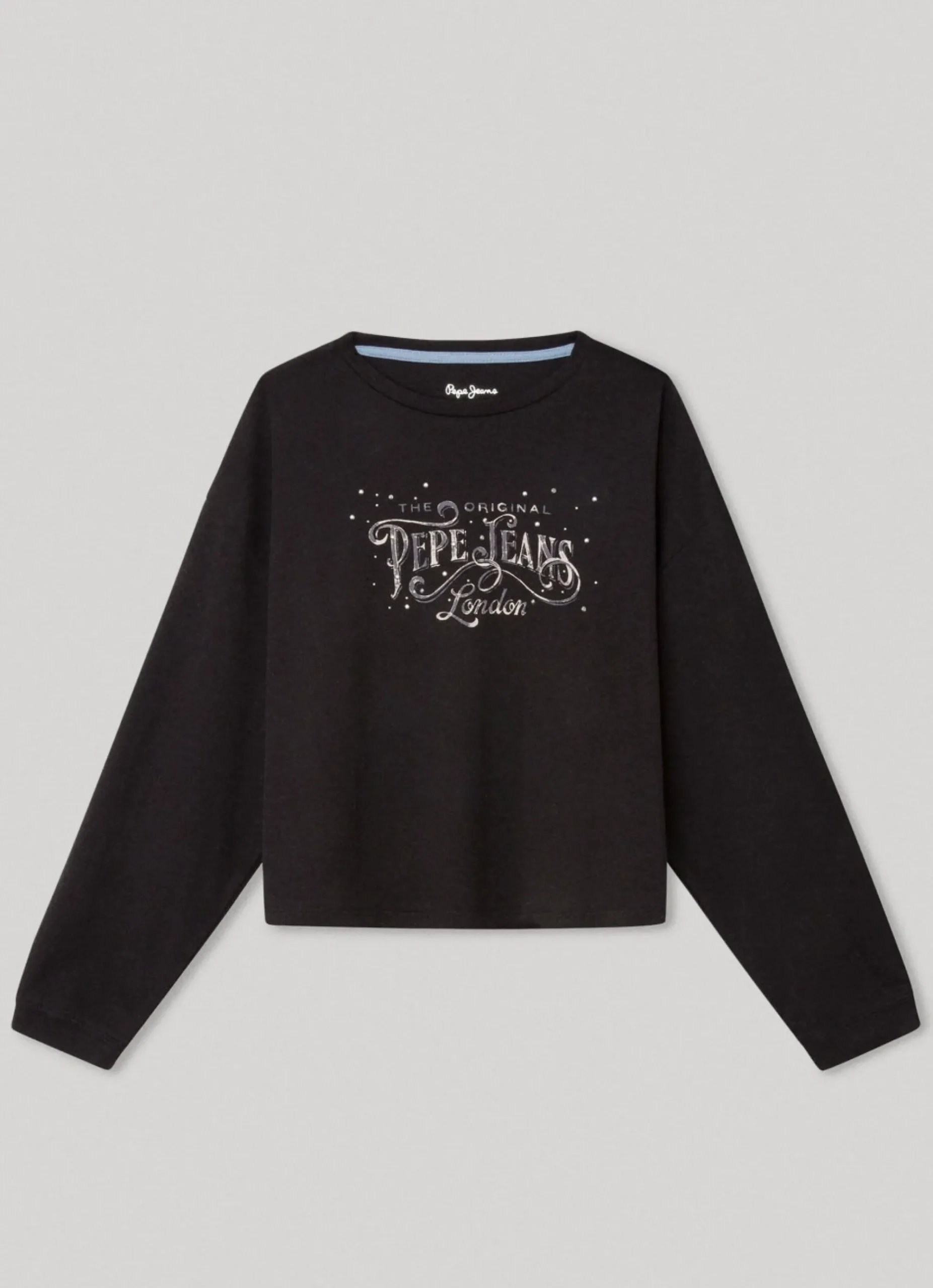 Rapariga Pepe Jeans Camisas E T-Shirts>T-Shirt Manga Comprida Detalhe Strass
