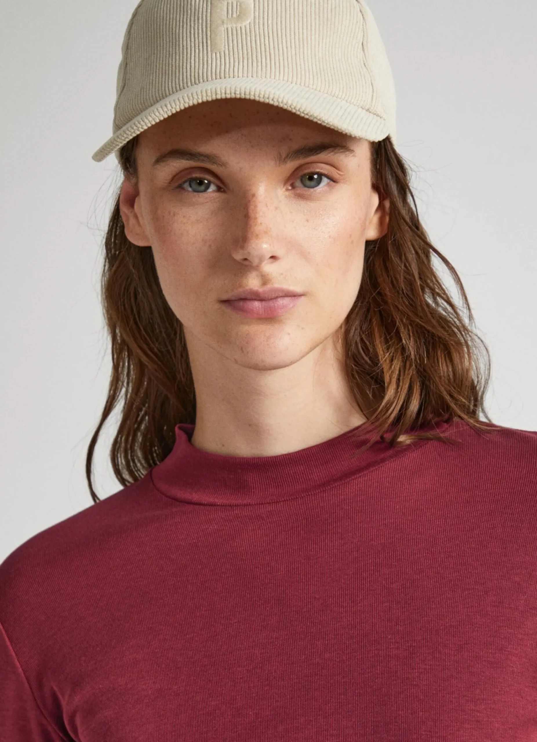 Mulher Pepe Jeans T-Shirts>T-Shirt Manga Comprida Gola Perkins