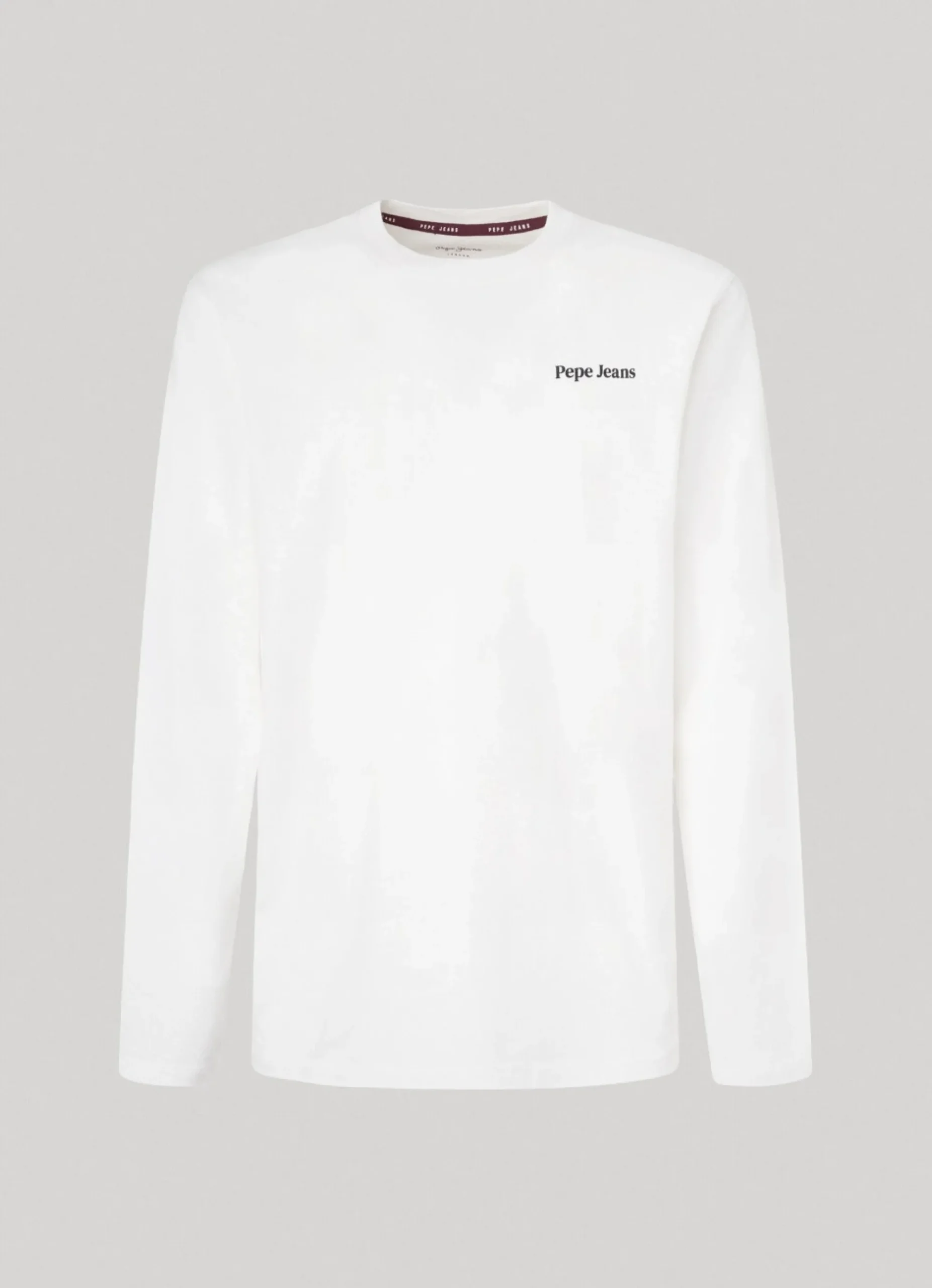 Homem Pepe Jeans T-Shirts>T-Shirt Manga Comprida Logo Estampado