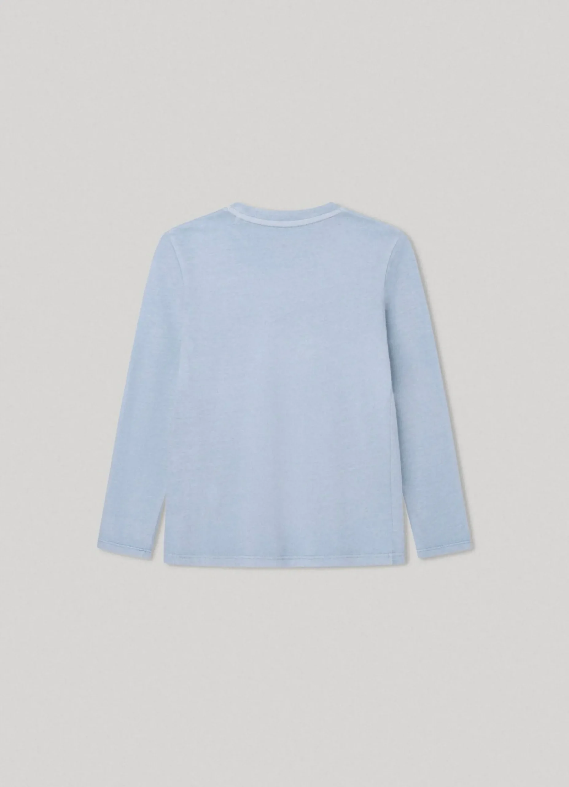 Rapaz Pepe Jeans T-Shirts>T-Shirt Manga Comprida Logo Estampado