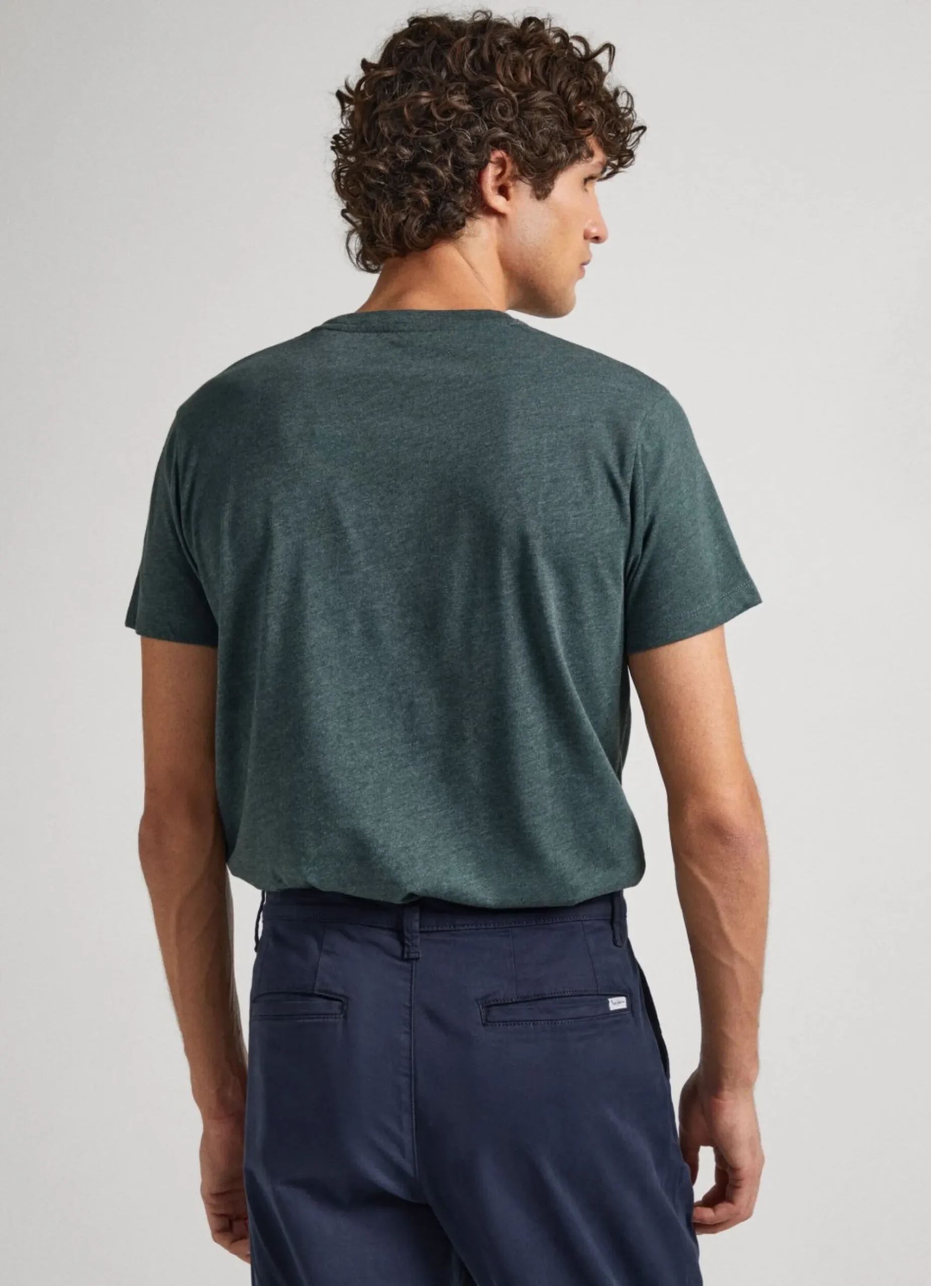 Homem Pepe Jeans T-Shirts>T-Shirt Melange Decote Redondo