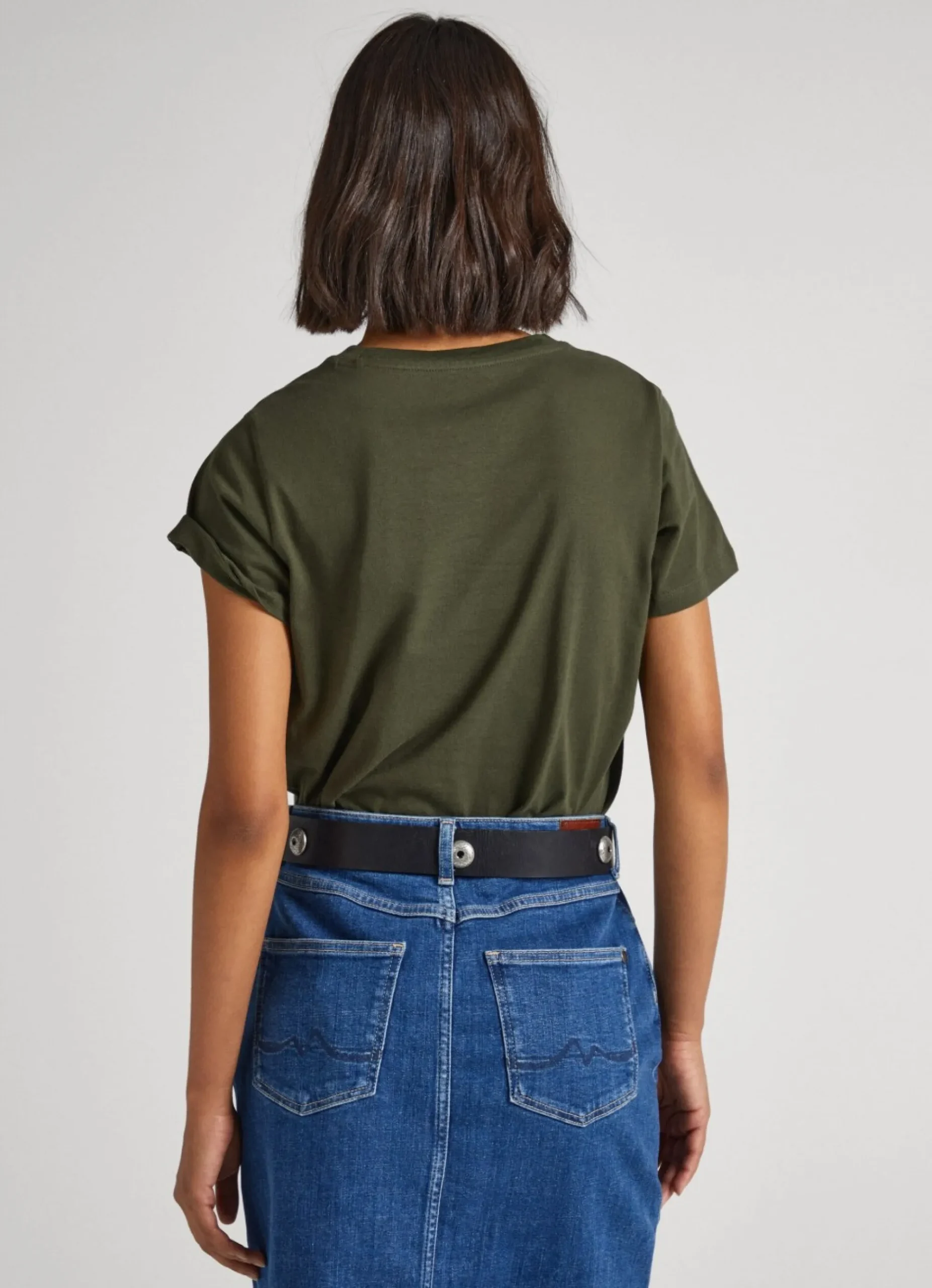 Mulher Pepe Jeans T-Shirts>T-Shirt Union Jack Strass