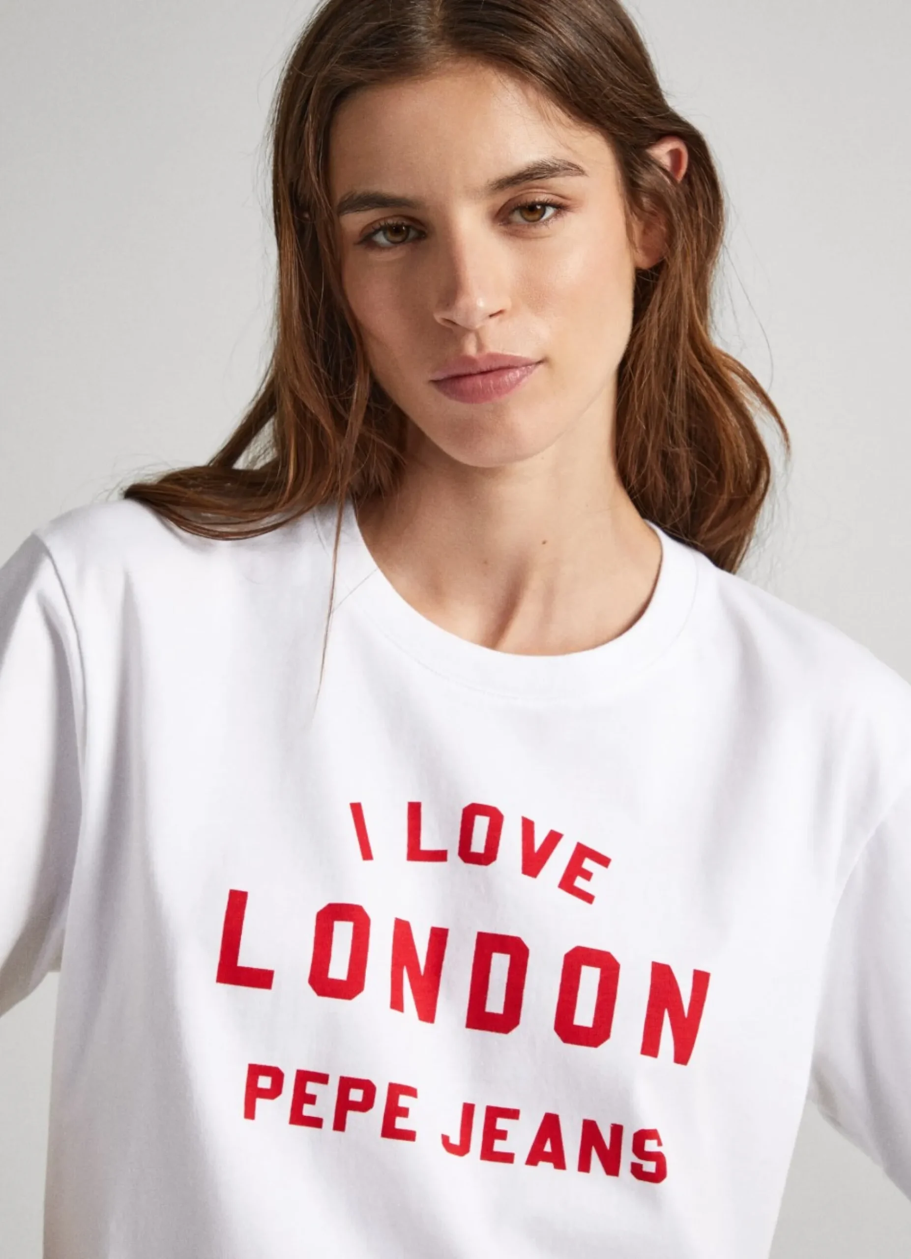 Homem Pepe Jeans T-Shirts>T-Shirt Unisexo Estampada I Love London
