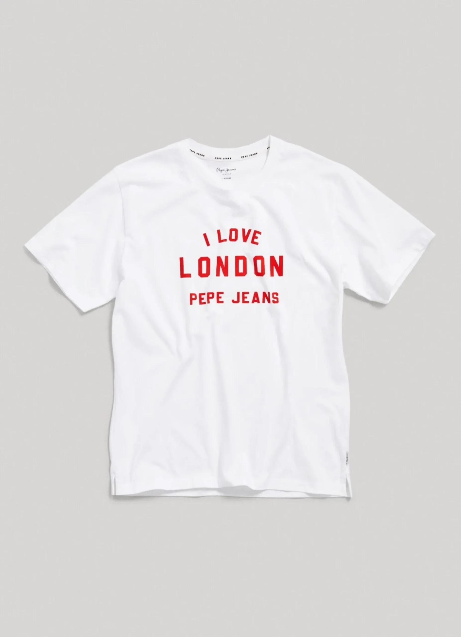 Homem Pepe Jeans T-Shirts>T-Shirt Unisexo Estampada I Love London