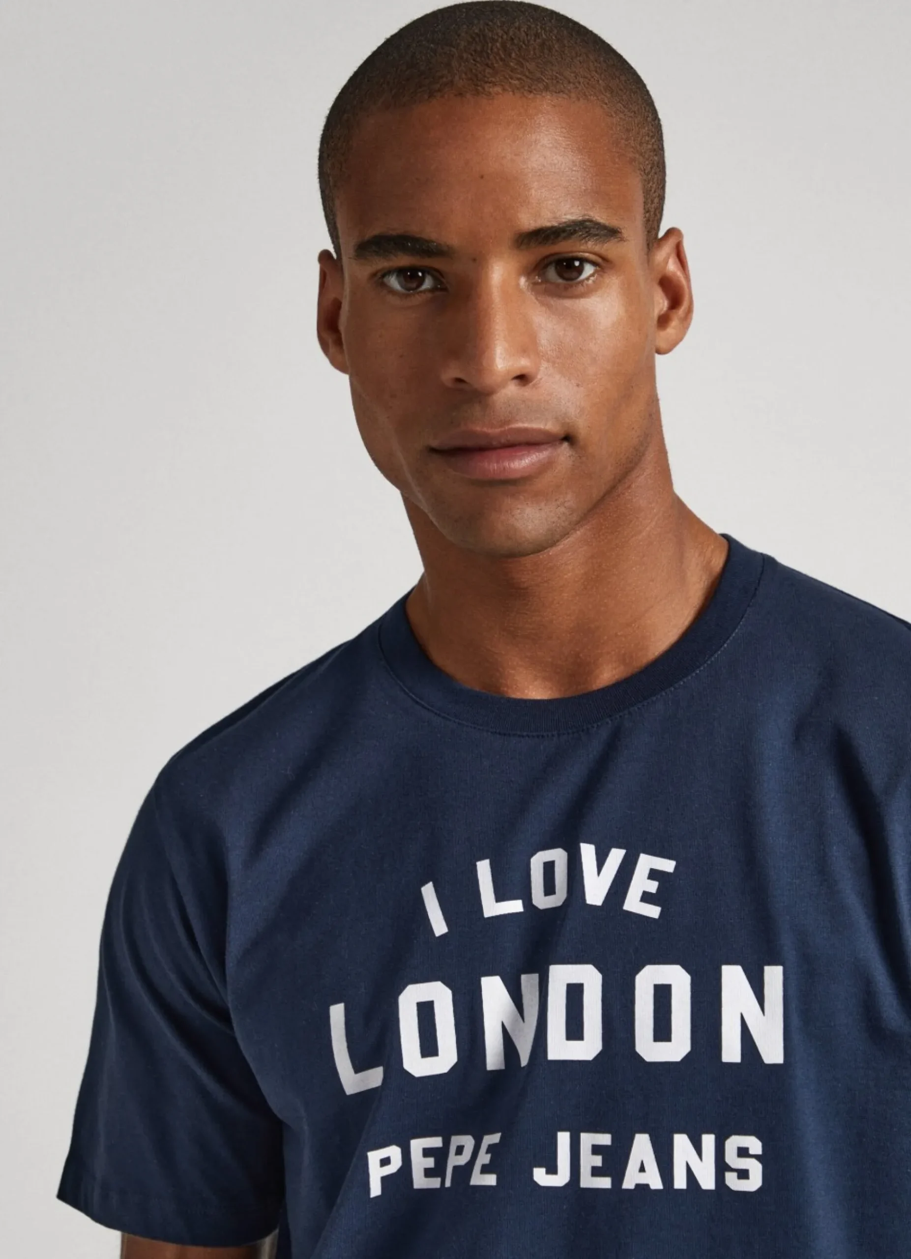 Homem Pepe Jeans T-Shirts>T-Shirt Unisexo Estampada I Love London