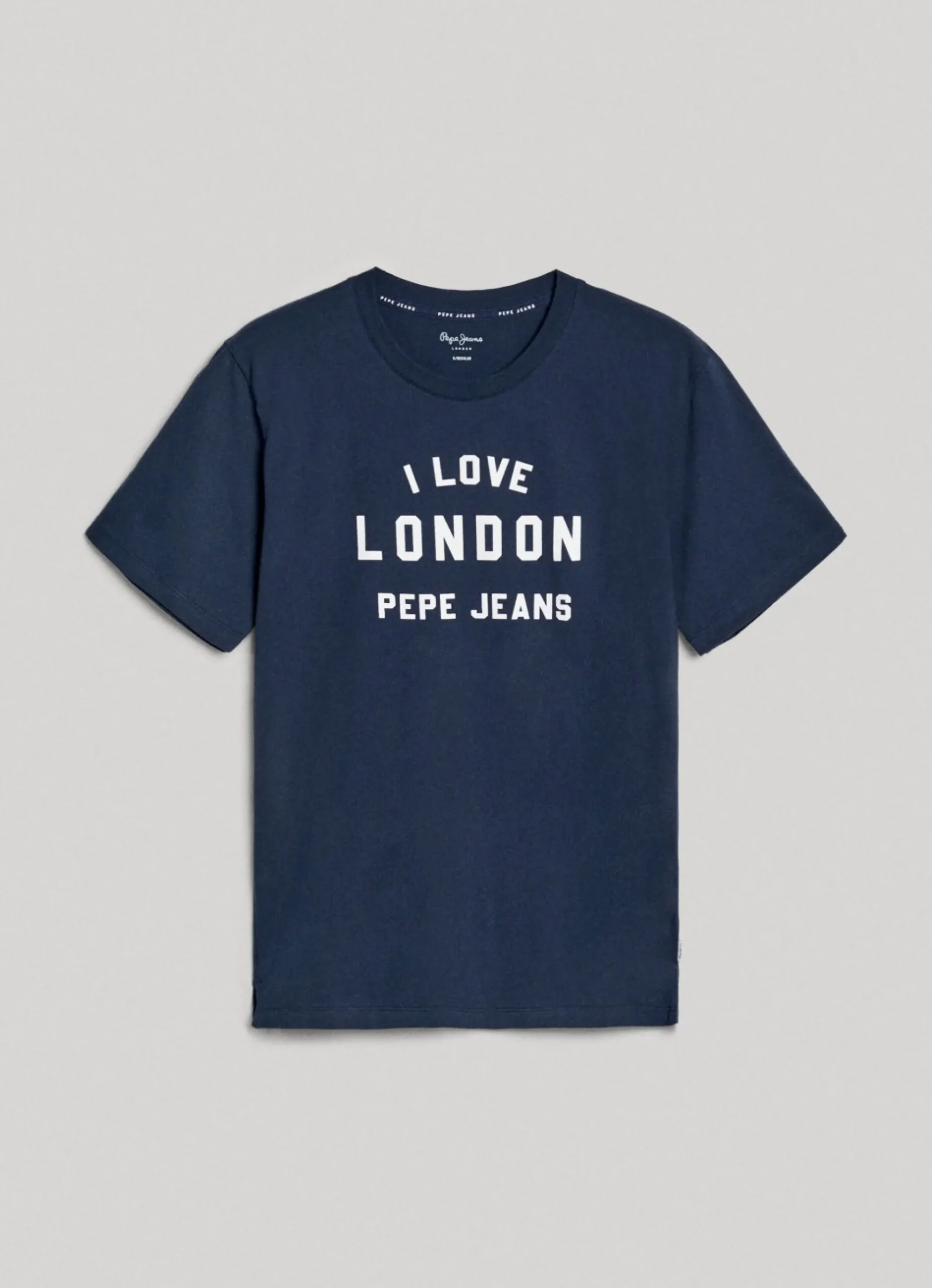 Homem Pepe Jeans T-Shirts>T-Shirt Unisexo Estampada I Love London