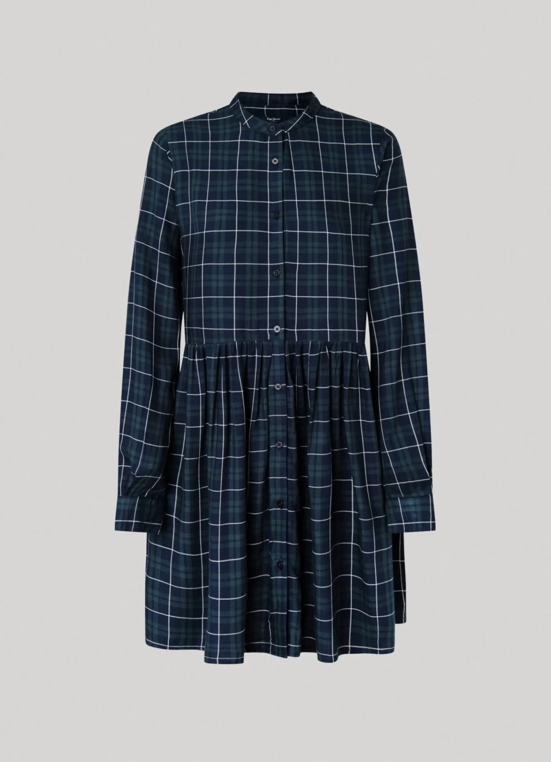Mulher Pepe Jeans Vestidos E Macacões>Vestido Babydoll Xadrez