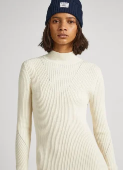 Mulher Pepe Jeans Vestidos E Macacões>Vestido Canelado Regular Fit