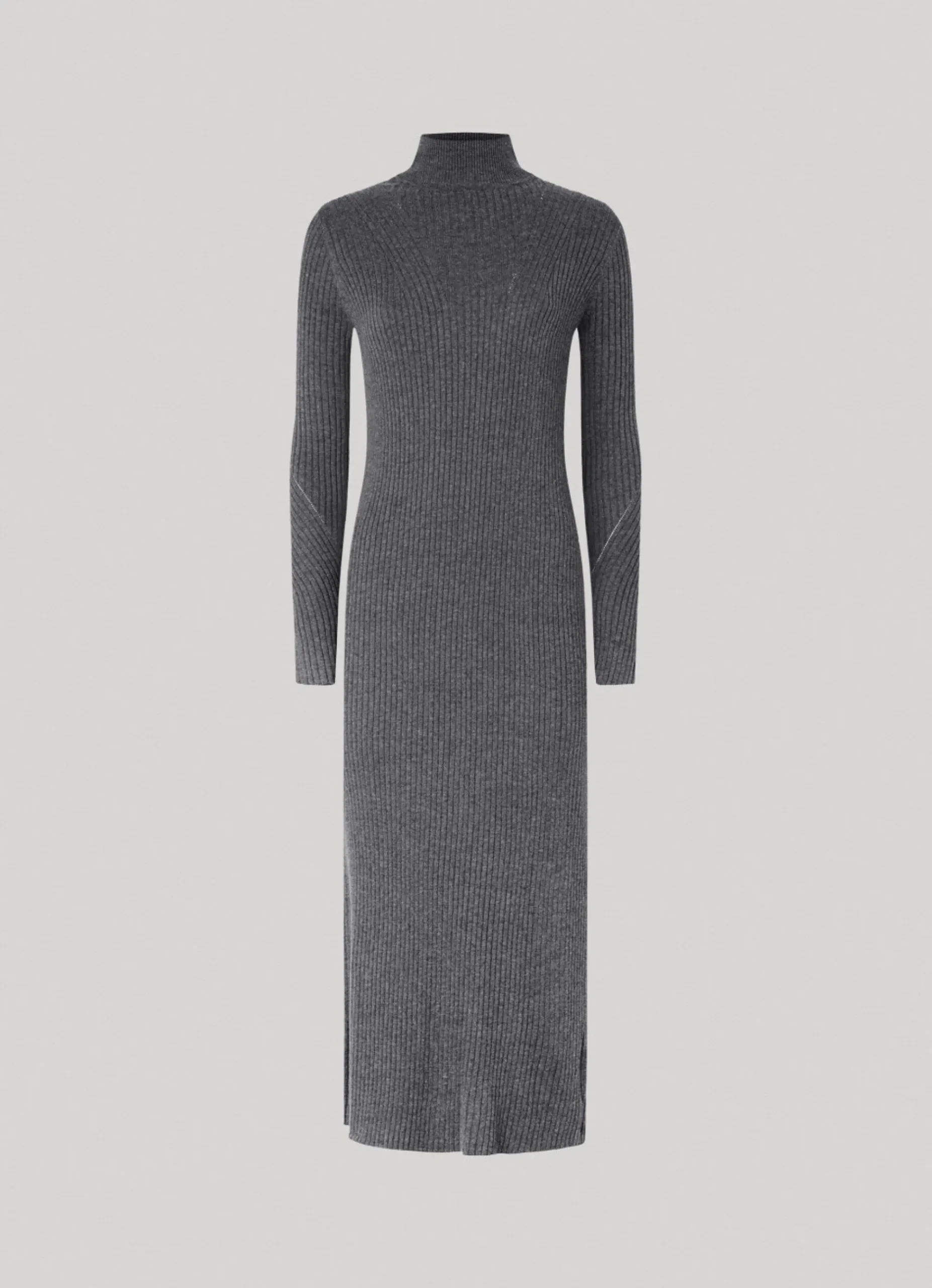 Mulher Pepe Jeans Malhas>Vestido Canelado Regular Fit