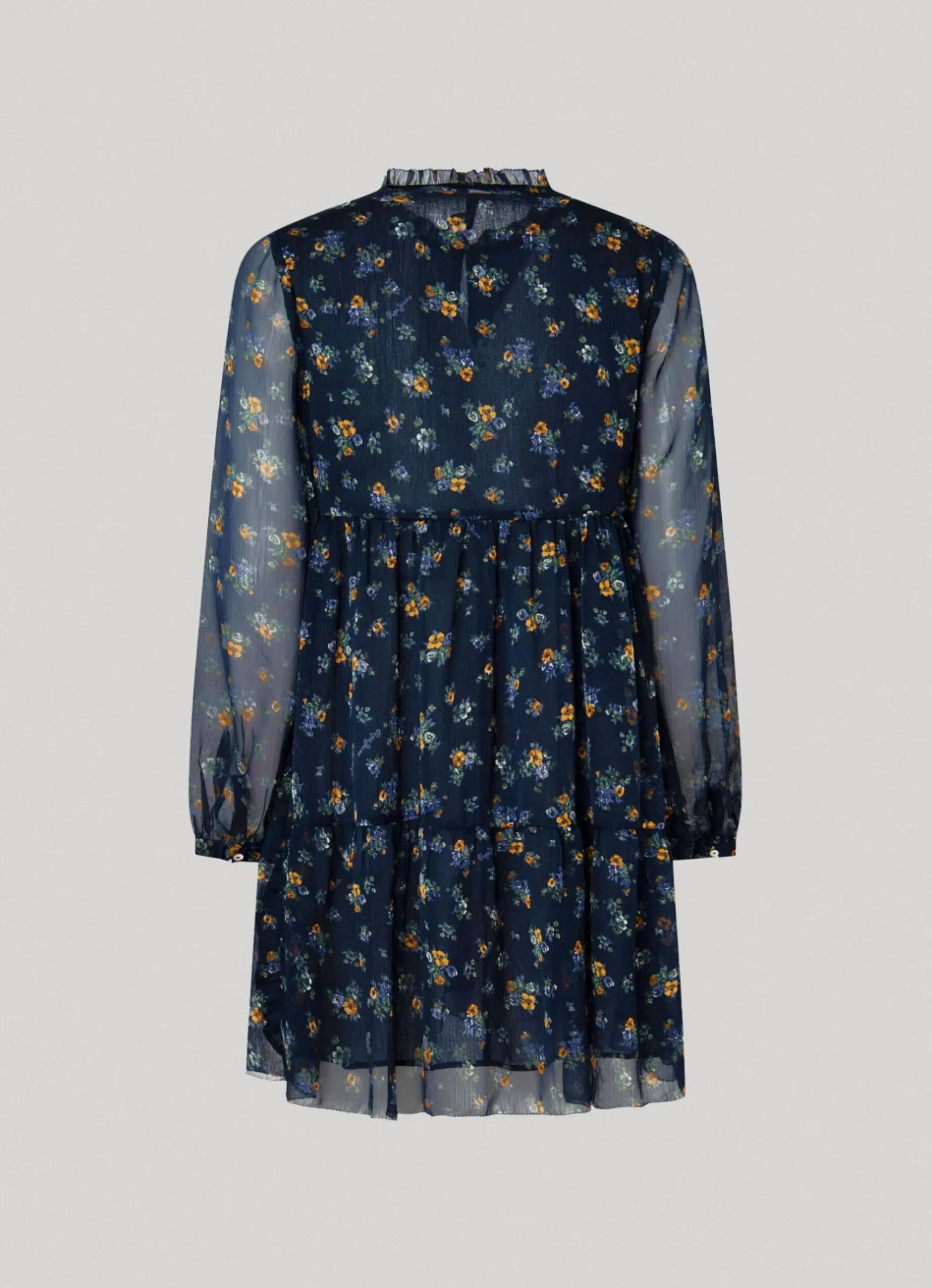 Mulher Pepe Jeans Vestidos E Macacões>Vestido Chiffon Padrao Floral