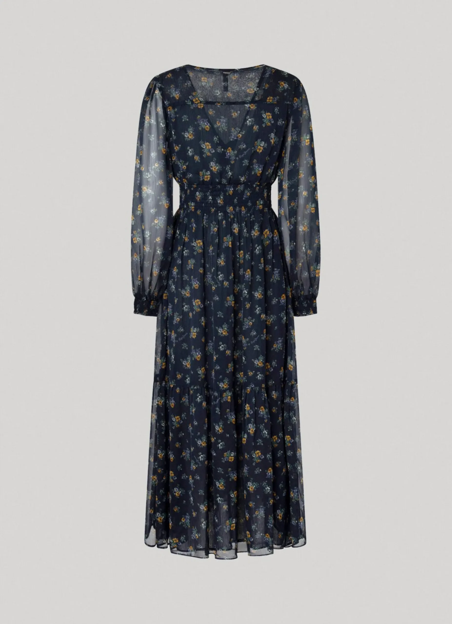 Mulher Pepe Jeans Vestidos E Macacões>Vestido Chiffon Padrao Floral