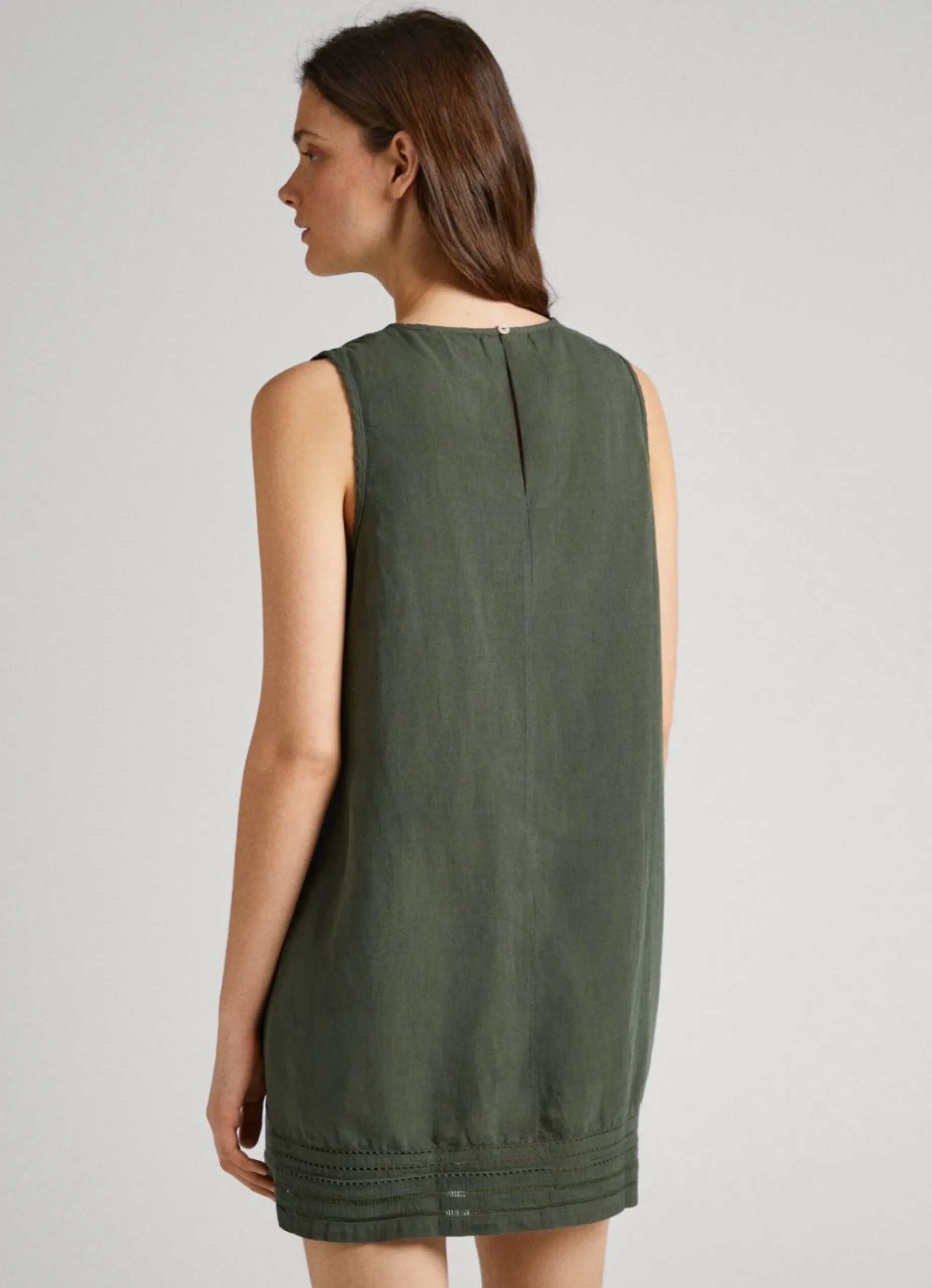 Mulher Pepe Jeans Vestidos E Macacões>Vestido Com Detalhes Bordados