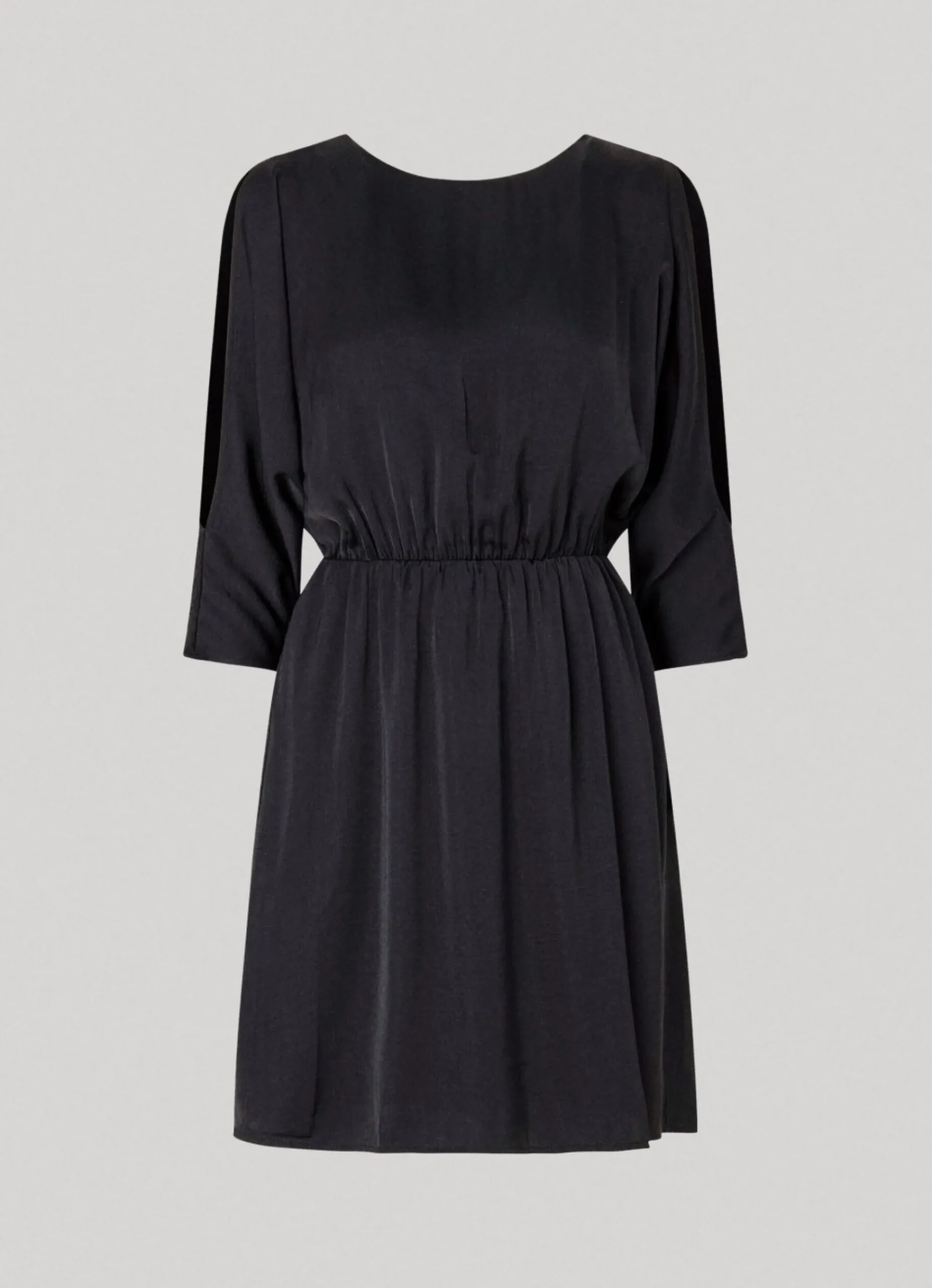 Mulher Pepe Jeans Vestidos E Macacões>Vestido De Cetim Mangas Morcego