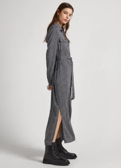 Mulher Pepe Jeans Vestidos E Macacões>Vestido Dobby Com Padrao Floral