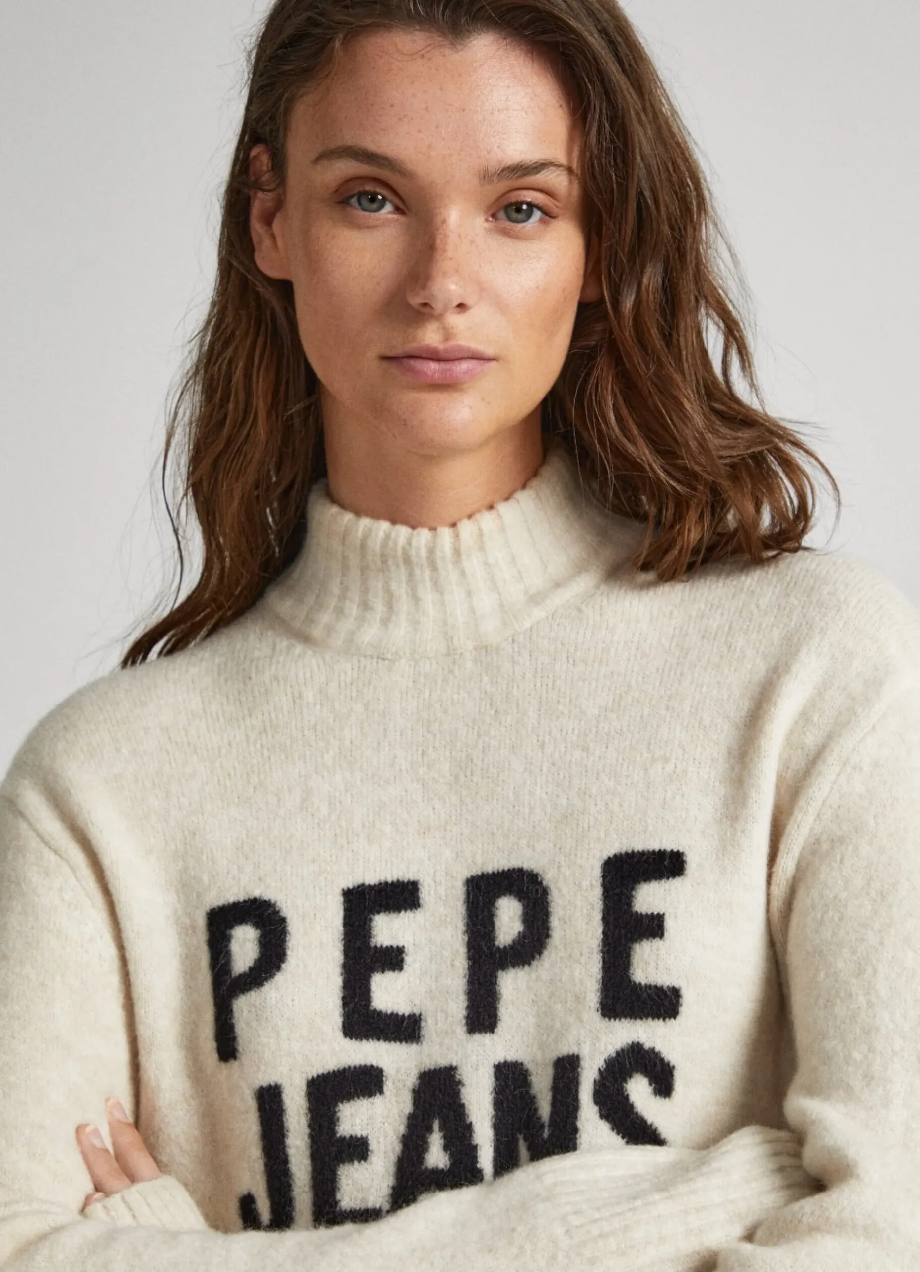 Mulher Pepe Jeans Malhas>Vestido Logo Bordado