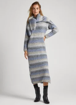 Mulher Pepe Jeans Vestidos E Macacões>Vestido Melange Efeito Desbotado