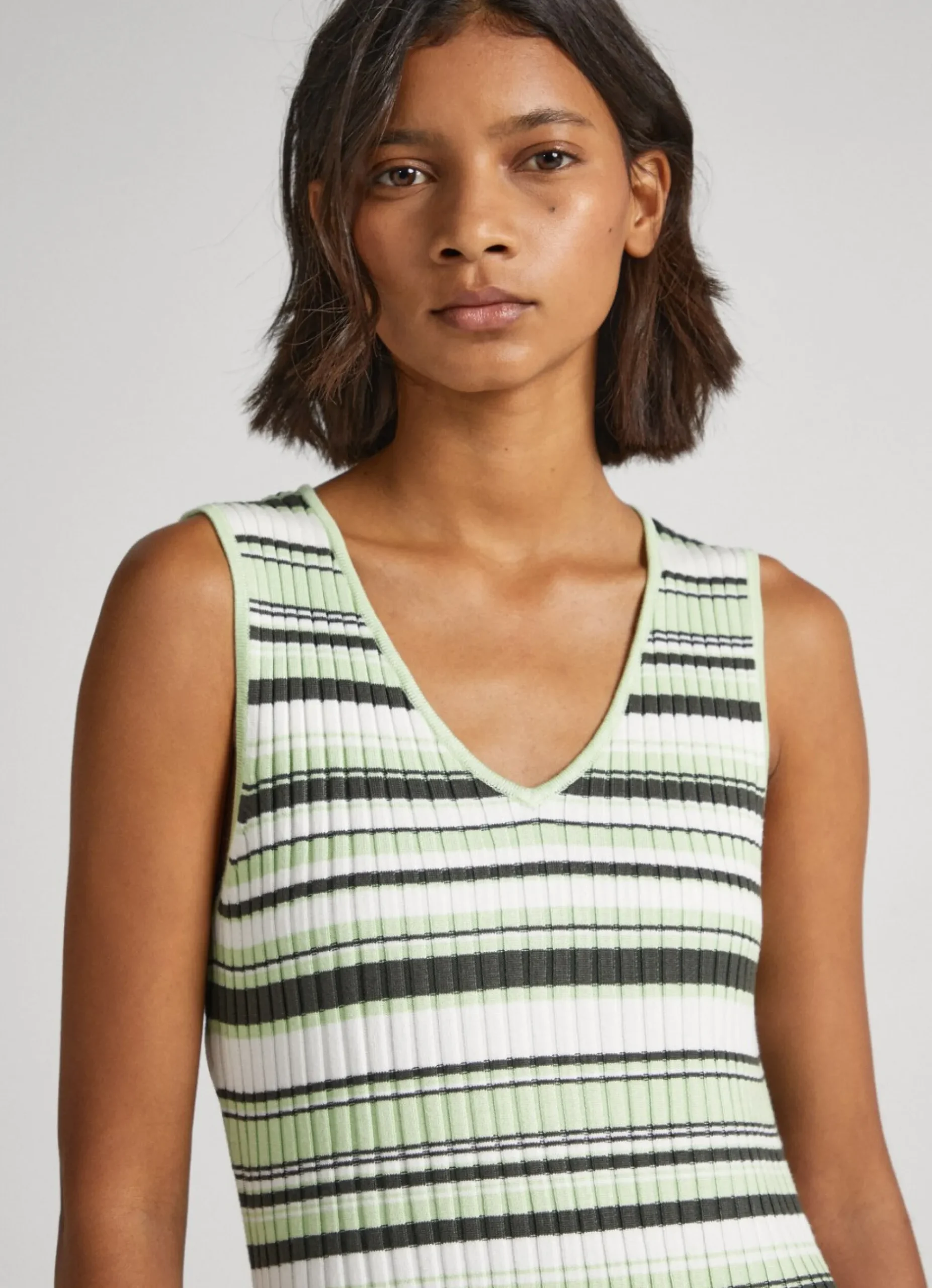 Mulher Pepe Jeans Vestidos E Macacões>Vestido Padrao As Riscas