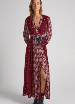 Mulher Pepe Jeans Vestidos E Macacões>Vestido Padroes Combinados