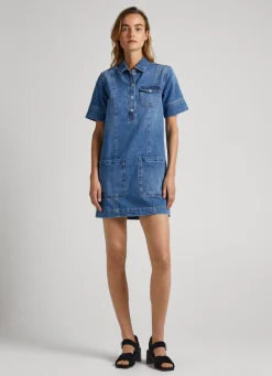 Mulher Pepe Jeans Vestidos E Macacões>Vestido Regular Fit