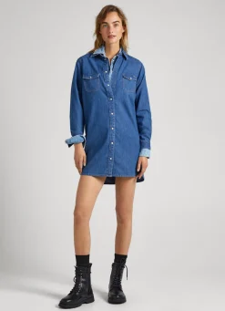 Mulher Pepe Jeans Vestidos E Macacões>Vestido Regular Fit