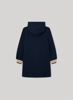 Rapariga Pepe Jeans Vestidos E Saias>Vestido Sweatshirt Com Capuz