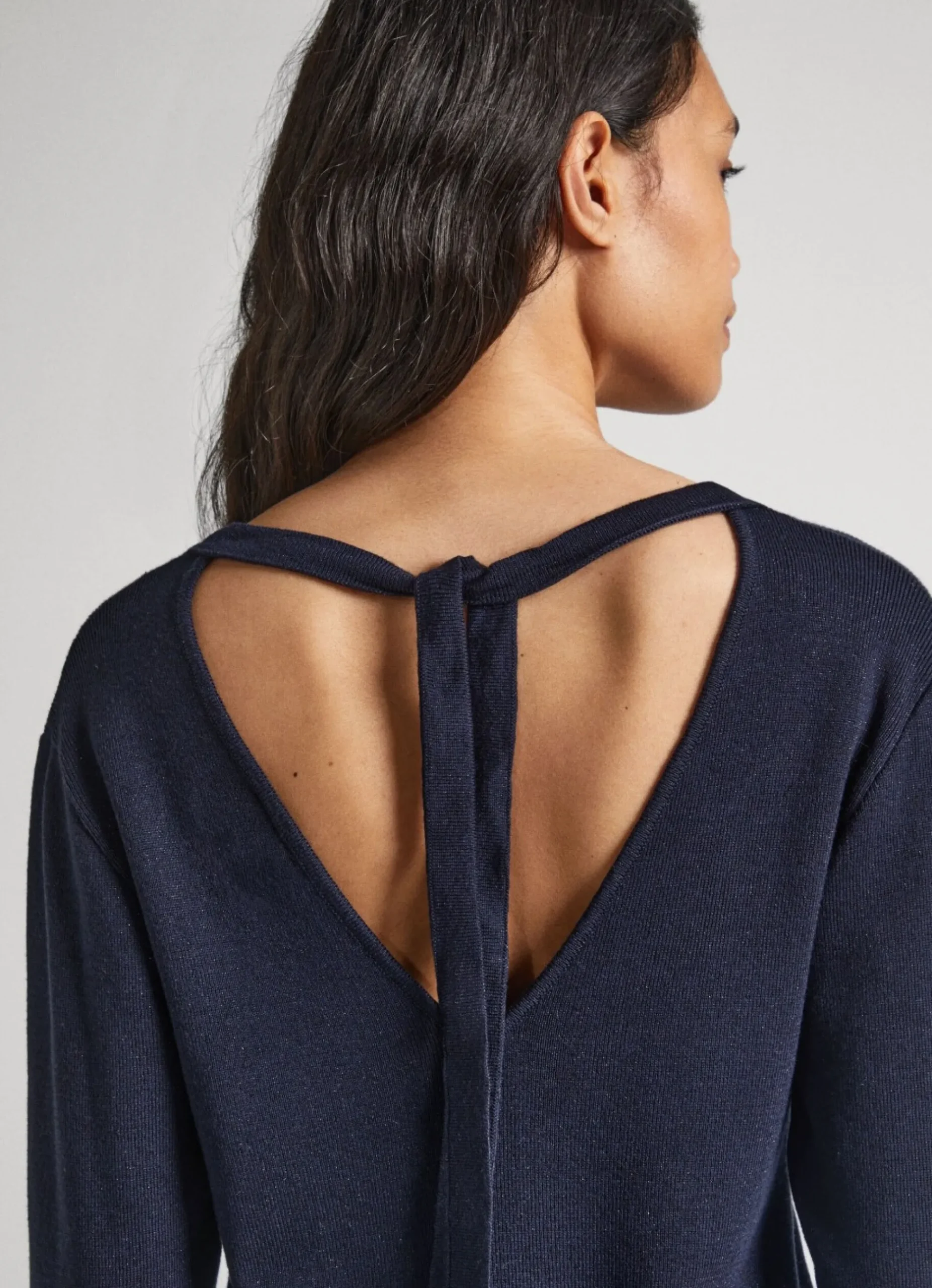 Mulher Pepe Jeans Vestidos E Macacões>Vestido Tencel Decote Em V
